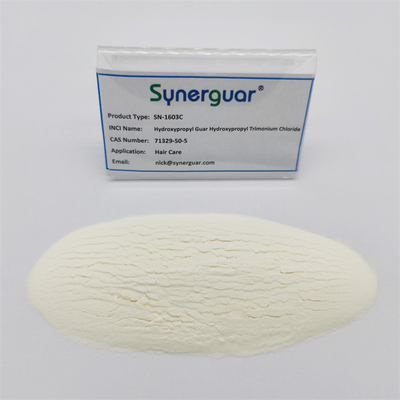 Goma guar catiónica natural alta transparente para el cuidado del cabello