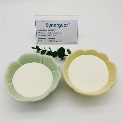 Goma guar superior con calidad superior tiene viscosidad media y alta transparencia para el cuidado del hogar