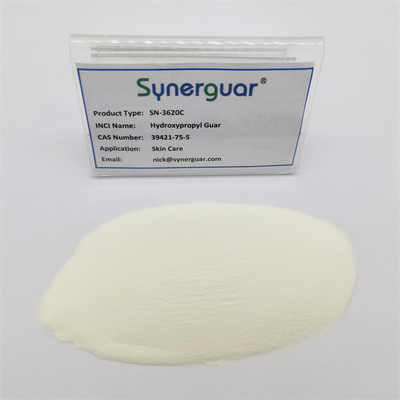 La goma de guar hidroxipropil superior con de calidad superior tiene viscosidad media y alta transparencia para el cuidado de piel
