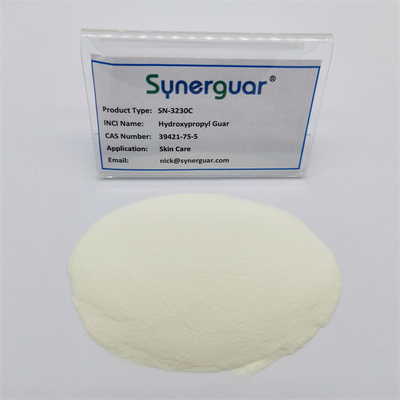 La goma de guar hidroxipropil superior con de calidad superior tiene viscosidad media y alta transparencia para el cuidado de piel