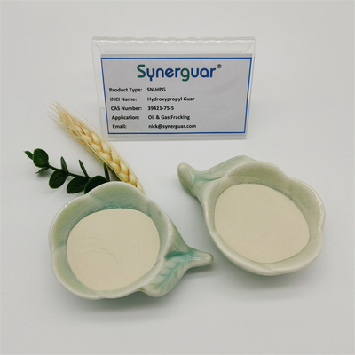 La goma de guar hidroxipropil con alto funcionamiento costado tiene grado de substitución de gran viscosidad y medio para el aceite Fracking