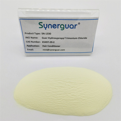 Uno mismo que hidrata modificantes naturales de gran viscosidad de la reología del acondicionador de pelo del cloruro de Hydroxypropyltrimonium del guar