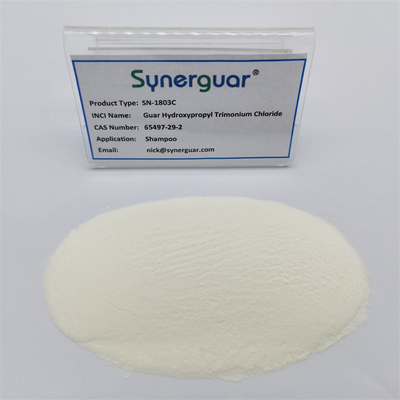Cloruro superior de Hydroxypropyltrimonium de la viscosidad baja en guar derivatizado alta transparencia del champú