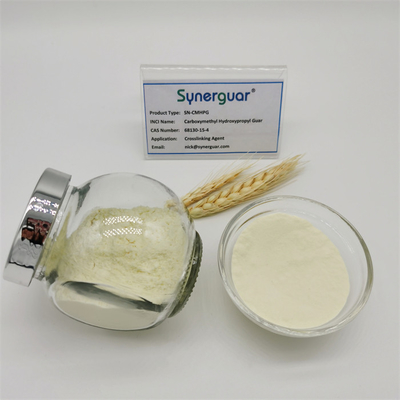 La goma de guar carboximetil con de alta calidad tiene grado de substitución de gran viscosidad y medio para reticular el agente
