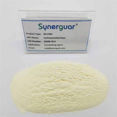 La goma de guar carboximetil con de alta calidad tiene grado de substitución de gran viscosidad y medio para reticular el agente
