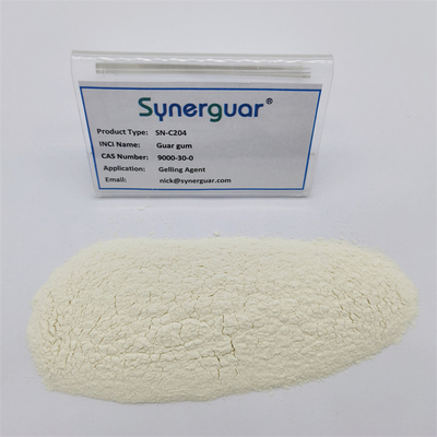 Polvo comestible del guar de la goma de los agentes de Pale Yellow Viscous Natural Gelling