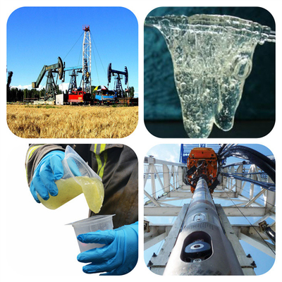La goma de guar Fracking con de alta calidad tiene grado de substitución de gran viscosidad y medio estupendo para fracturar el líquido