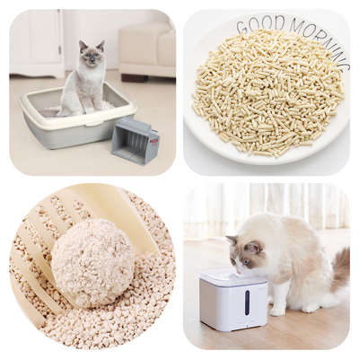 Polvo puro que agrupa al agente In Cat Litter, buena agrupando agentes gelificadores del efecto