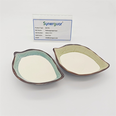 Autohidratación Guar de viscosidad media Hydroxypropyl para el cuidado bucal